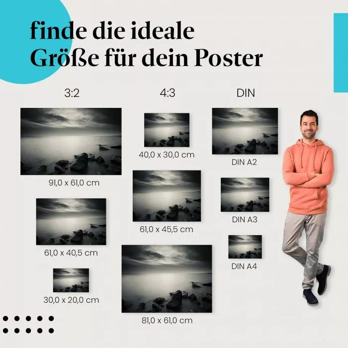 Zeit und Meer: Langzeitbelichtung | Postereck 0137