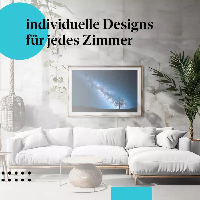 Milchstraße über Hügeln | Postereck 2623