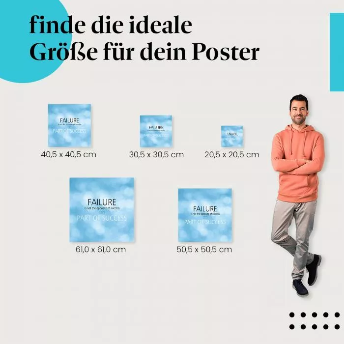 Misserfolg ist Teil des Erfolgs | Postereck 2452