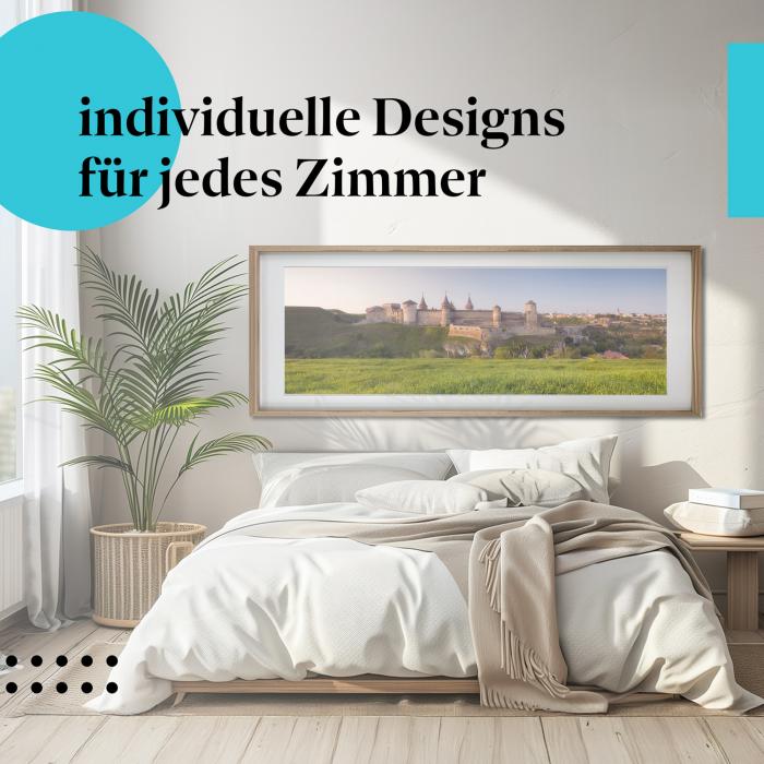 Schlafzimmer Deko: "Burg" Poster: Geschichte & Architektur für Ihr Zuhause.