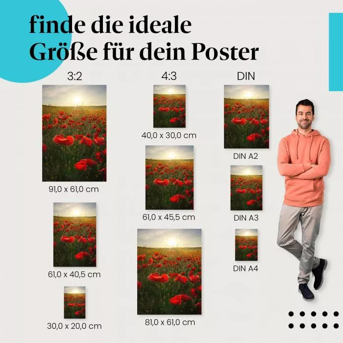Mohnblumenmeer | Postereck 3182