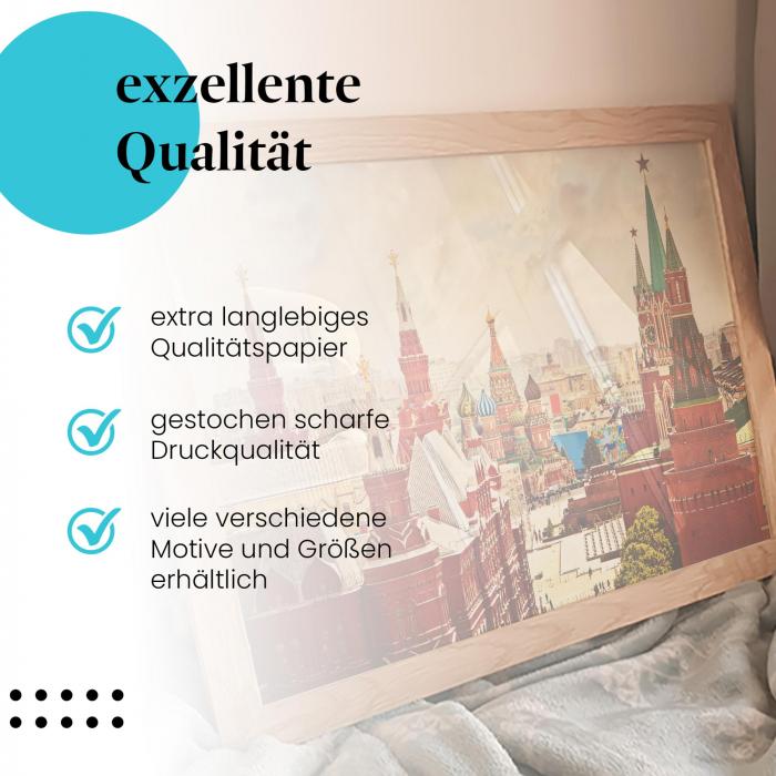 Preview: Moskau: Roter Platz & Kreml | Postereck 1780