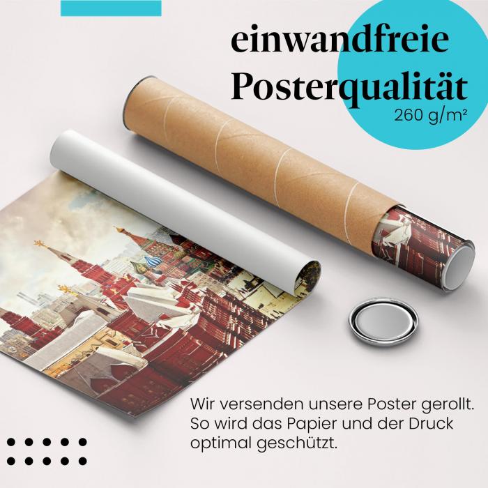 Preview: Moskau: Roter Platz & Kreml | Postereck 1780