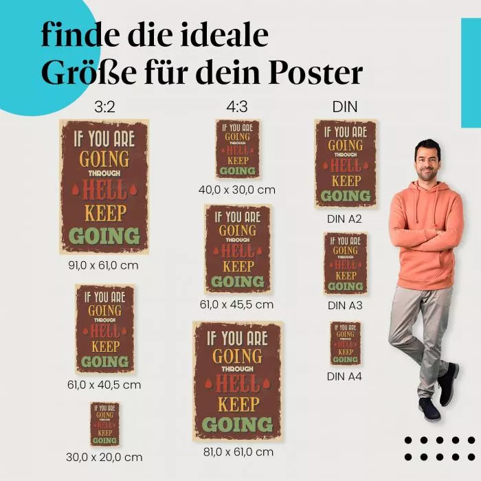 Motivation: "Durch die Hölle gehen..." | Postereck 0711