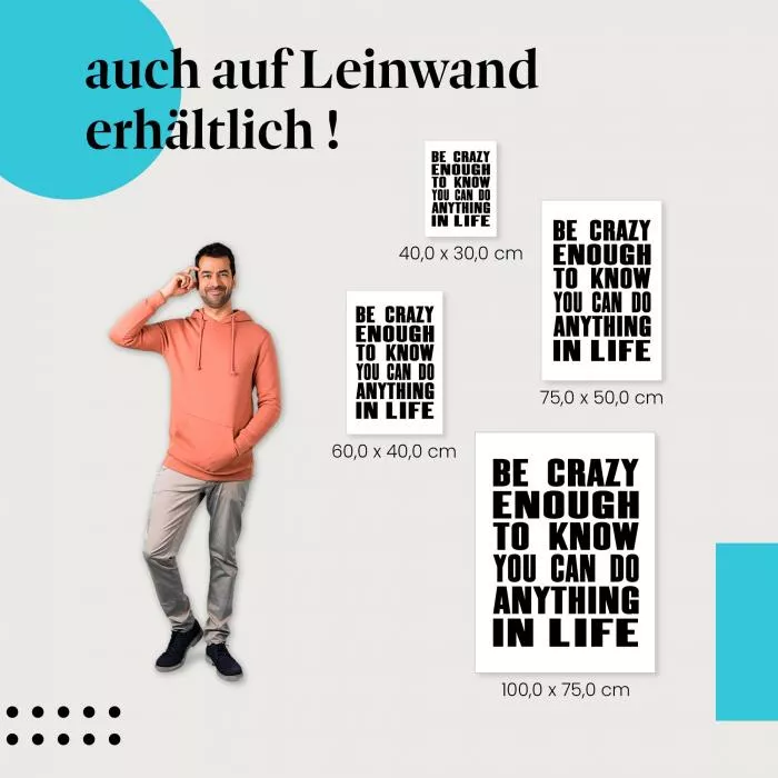 Motivation: Du kannst alles schaffen! | Postereck 1381