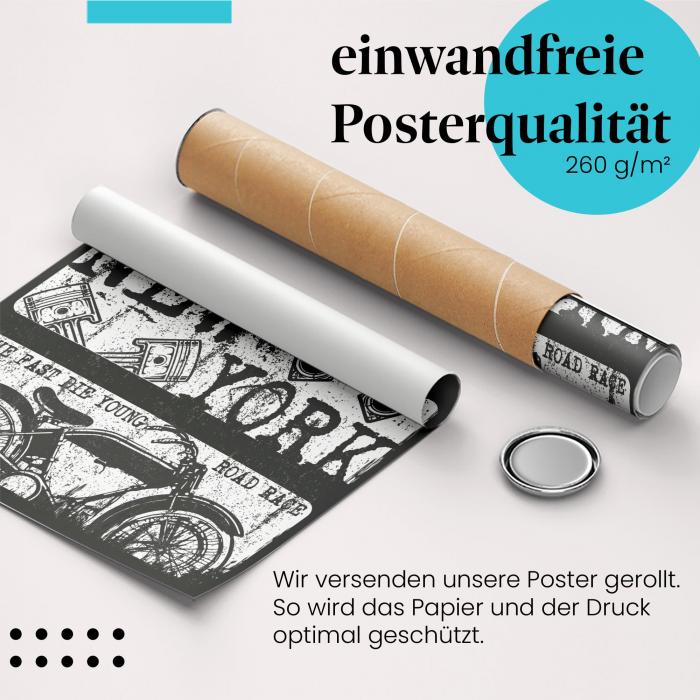 Preview: Motorcycle New York | Postereck 2091