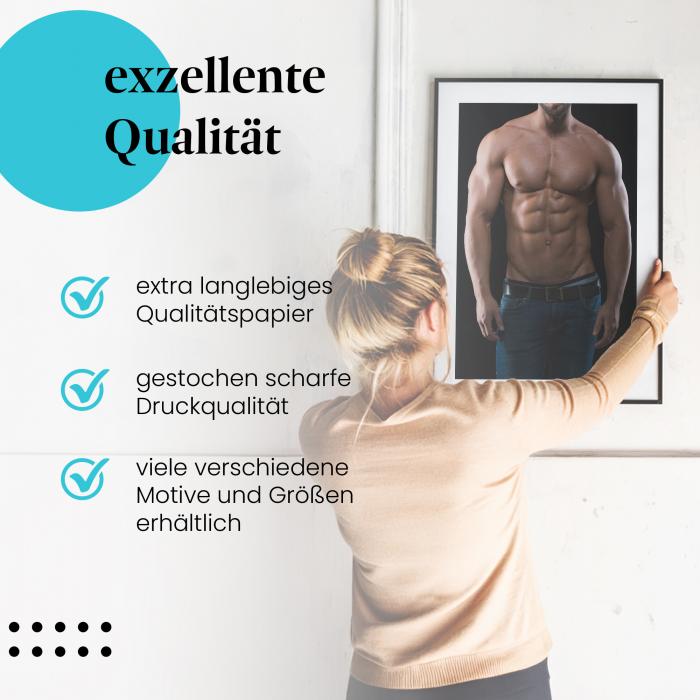 Preview: Muskulöser Mann | Postereck 3589