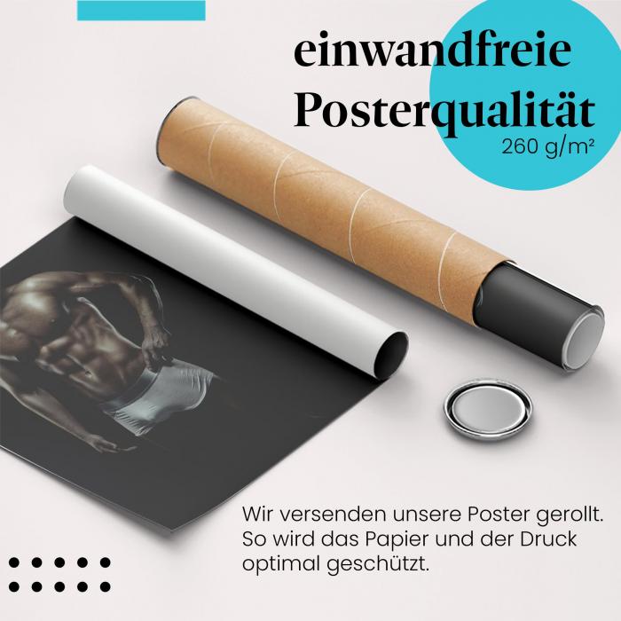 Preview: Fitness: Mann in Unterwäsche & Inspiration | Postereck 0838