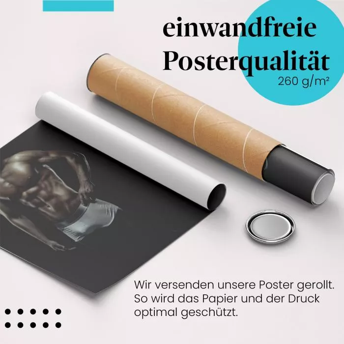 Fitness: Mann in Unterwäsche & Inspiration | Postereck 0838