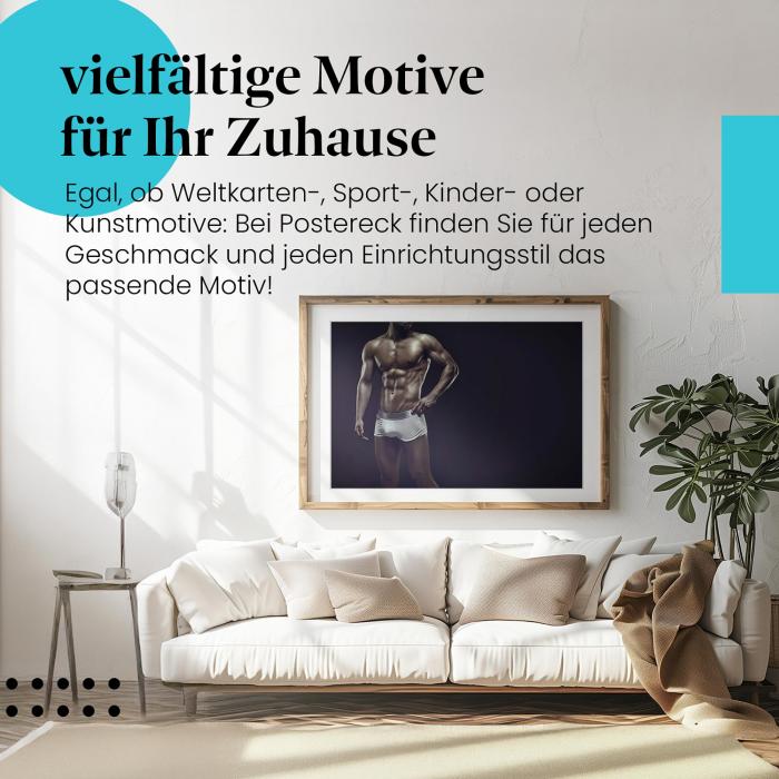 Preview: Fitness: Mann in Unterwäsche & Inspiration | Postereck 0838