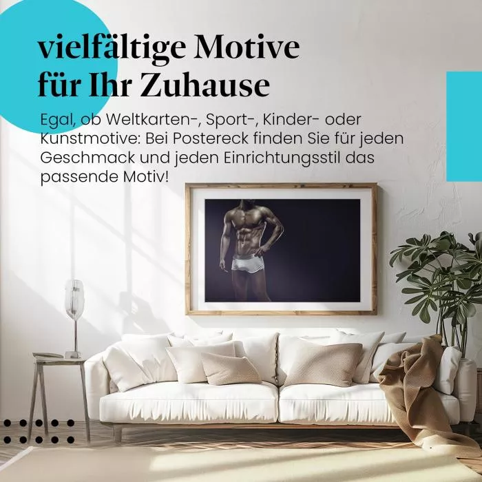 Fitness: Mann in Unterwäsche & Inspiration | Postereck 0838