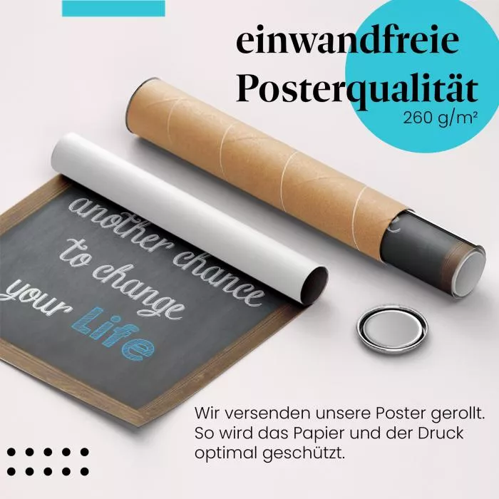Jeder Tag: Chance, dein Leben zu…| Postereck 1095