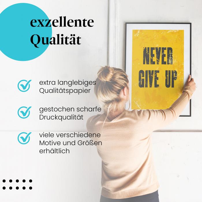 Preview: Gib niemals auf! | Postereck 1555