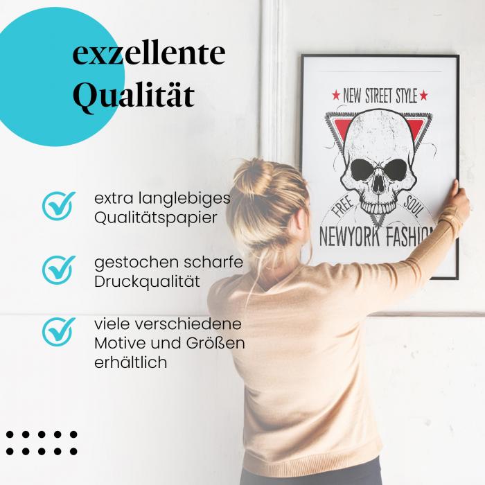 Preview: New York Fashion Skull | Postereck 2144