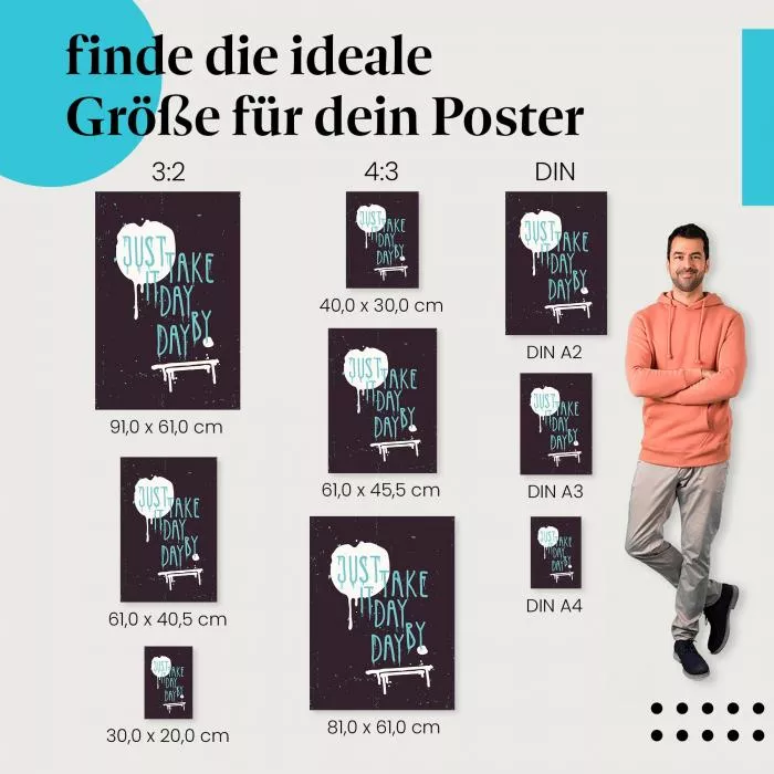 Nimm es Tag für Tag | Postereck 1607