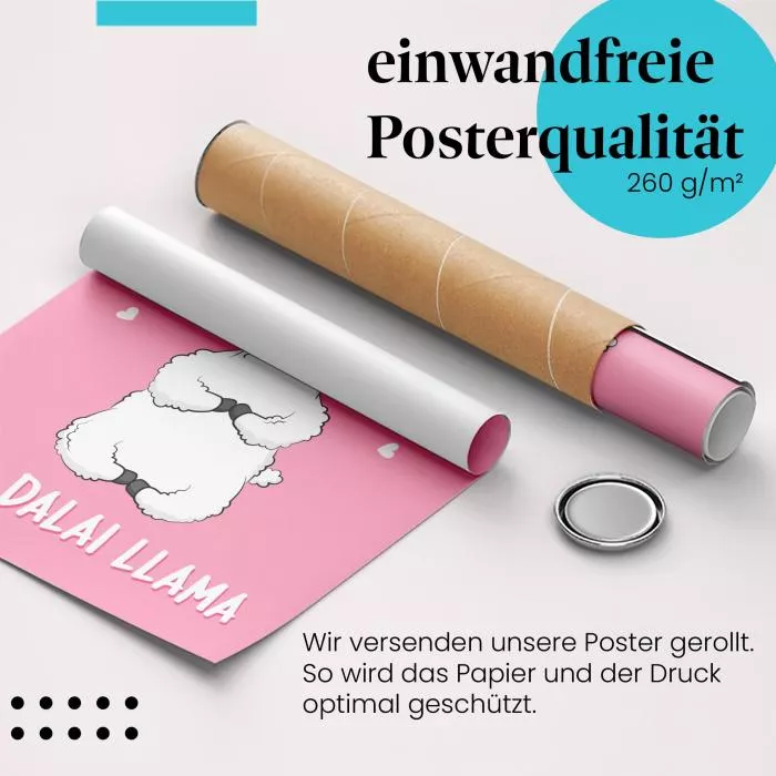 Meditierendes Lama | Postereck 2783