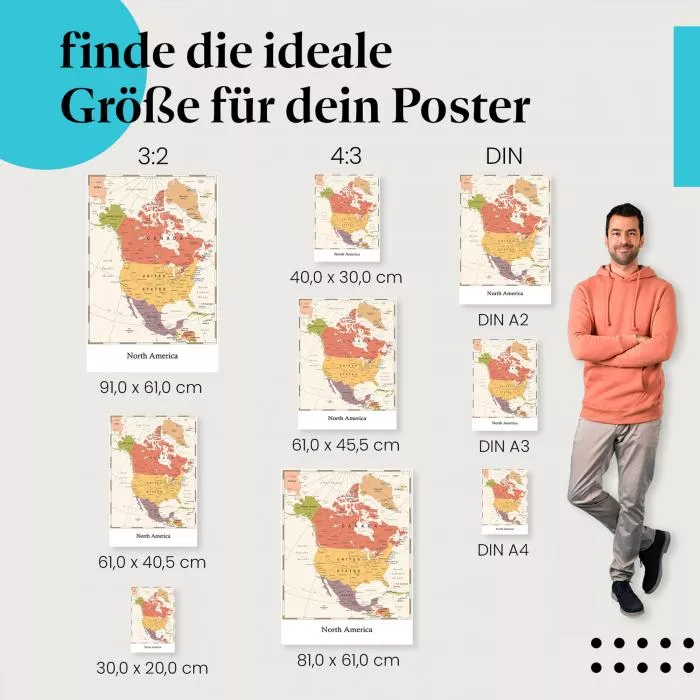 Nordamerika | Postereck 4136