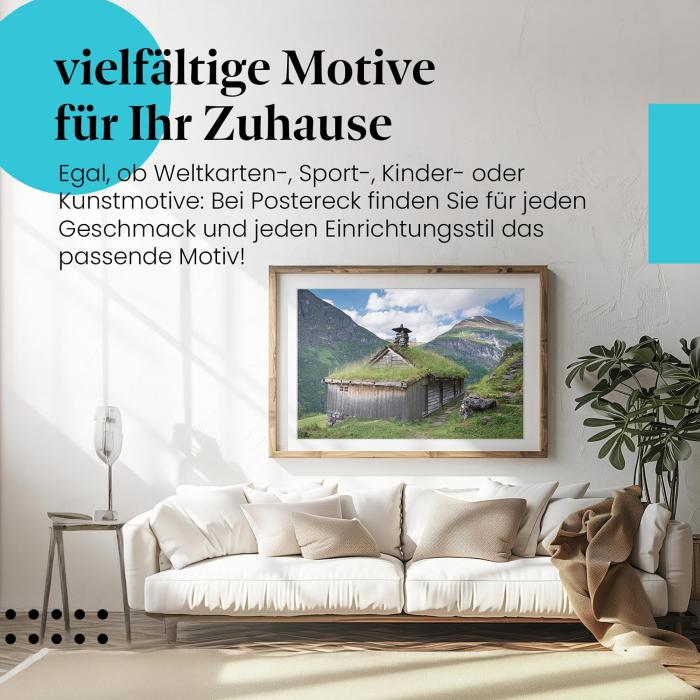 Preview: Norwegisches Bauernhaus | Postereck 3474