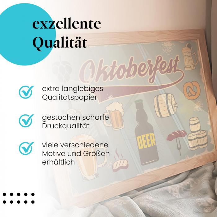 Preview: O'zapft is!: Oktoberfest, Bier & Brezn | Postereck 0846