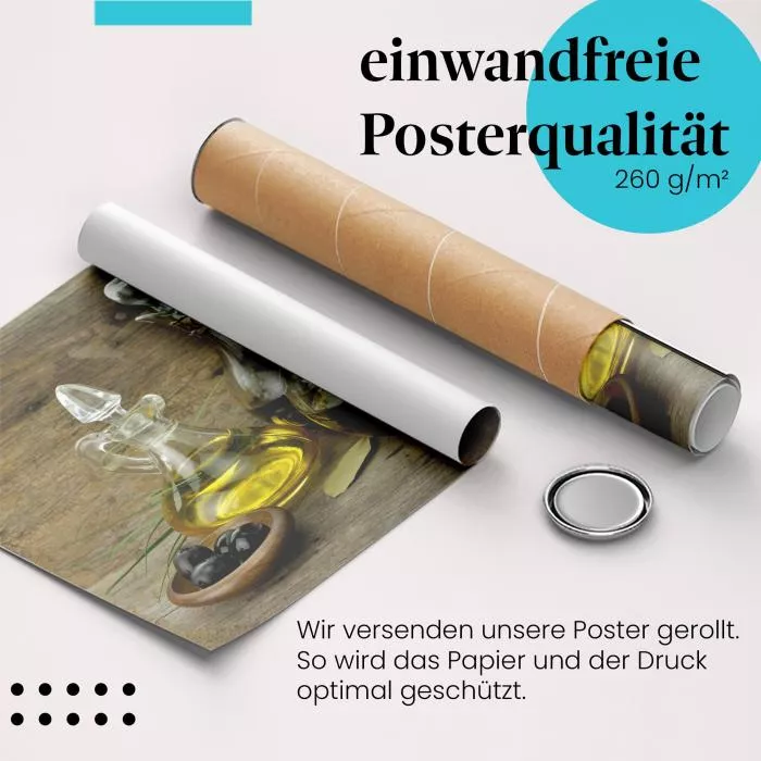 Olivenöl & Balsamico: Glasflaschen | Postereck 1775