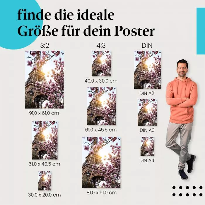 Eiffelturm Romantik | Postereck 2534