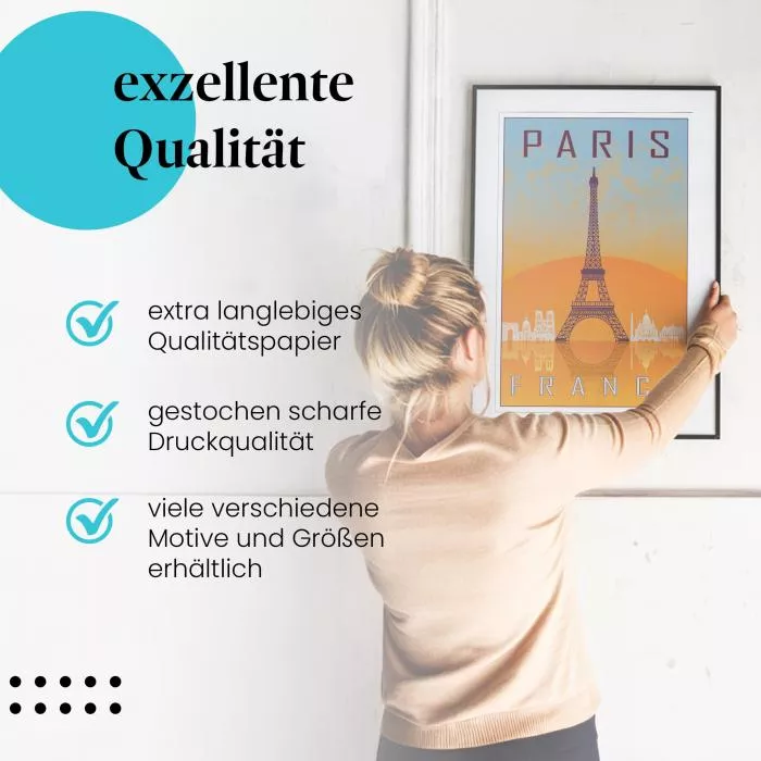 Paris: Reiseposter | Postereck 1502