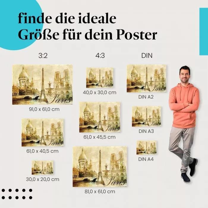 Paris: Stadt der Liebe | Postereck 0147