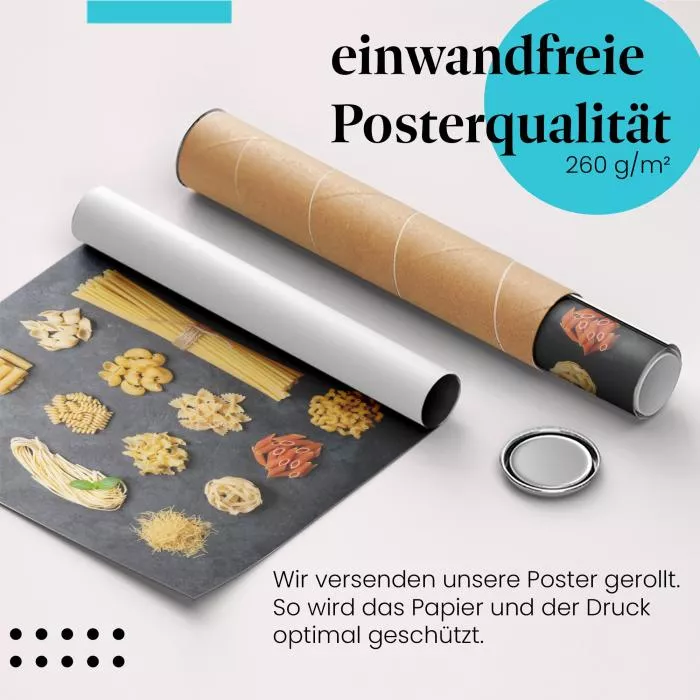 Pasta-Sortiment & Zutaten | Postereck 1225