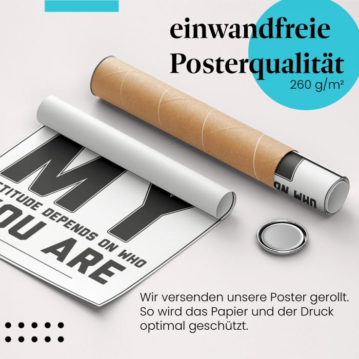 Preview: Persönlichkeit vs. Einstellung | Postereck 1598