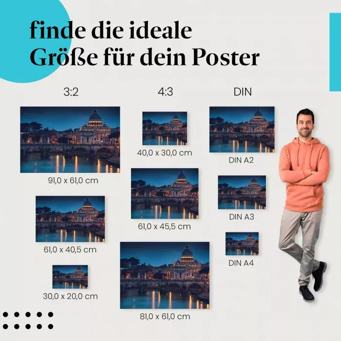 Petersdom Rom | Postereck 4125