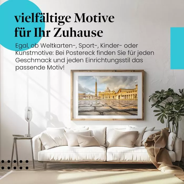 Vatikanstadt: Petersdom im… | Postereck 1449