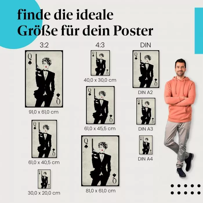 Pik Dame: Agentin & Femme Fatale | Postereck 0751