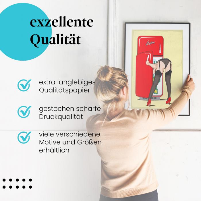 Preview: Pin-up Girl am roten… | Postereck 1119