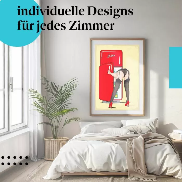 Pin-up Girl am roten… | Postereck 1119