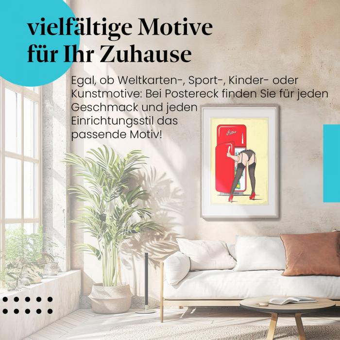 Preview: Pin-up Girl am roten… | Postereck 1119