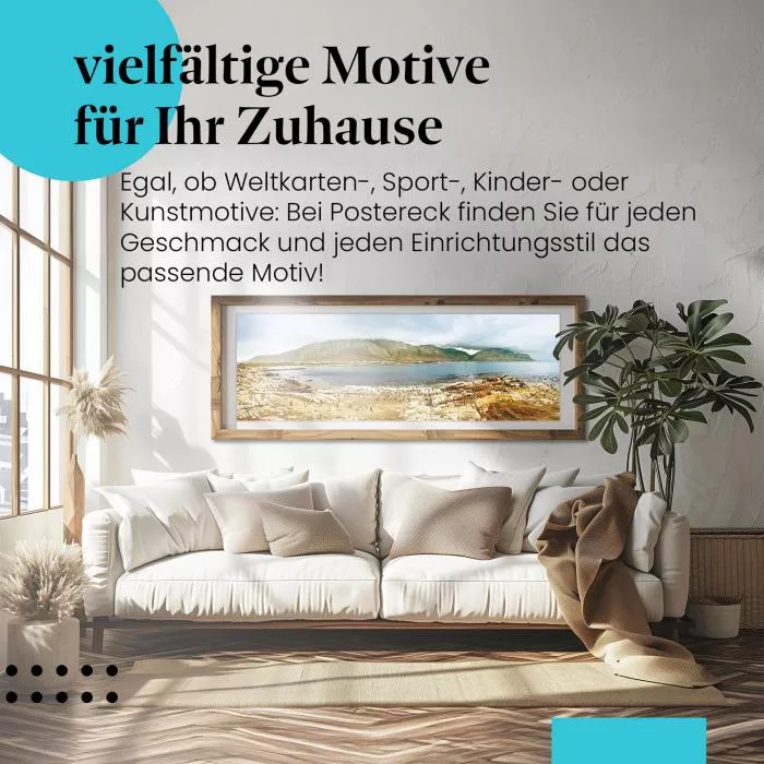 Pinguinkolonie am Strand | Postereck 1271