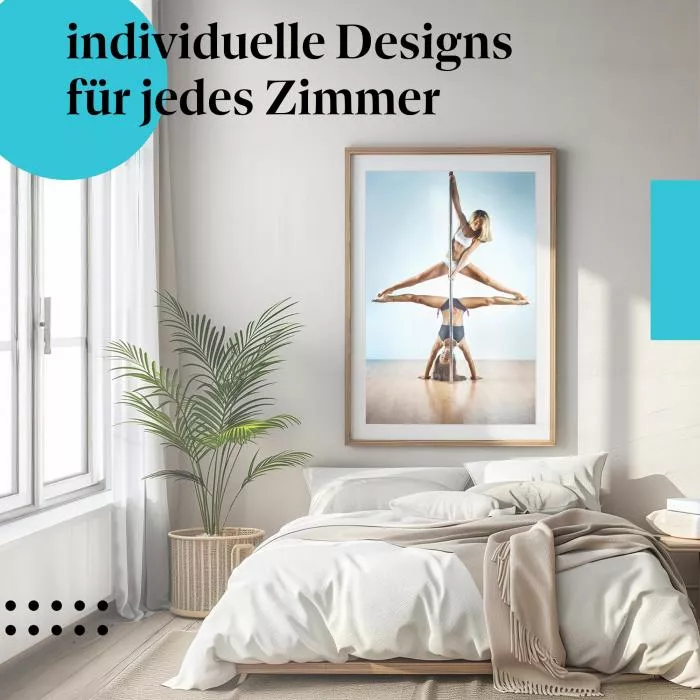 Pole Dance: Akrobatische Pose & Eleganz | Postereck 0521