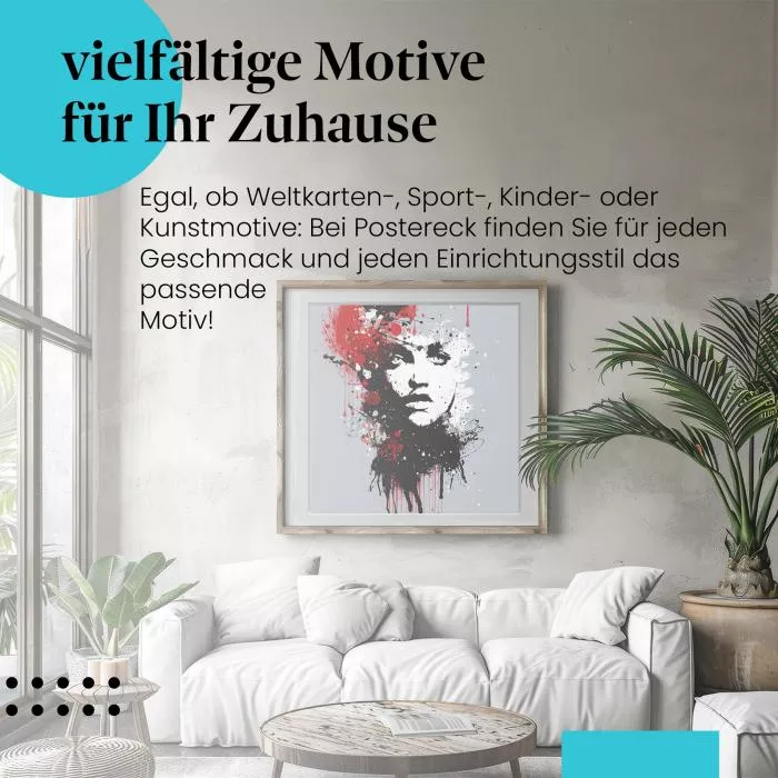 Farbenfrohes Portrait | Postereck 2435
