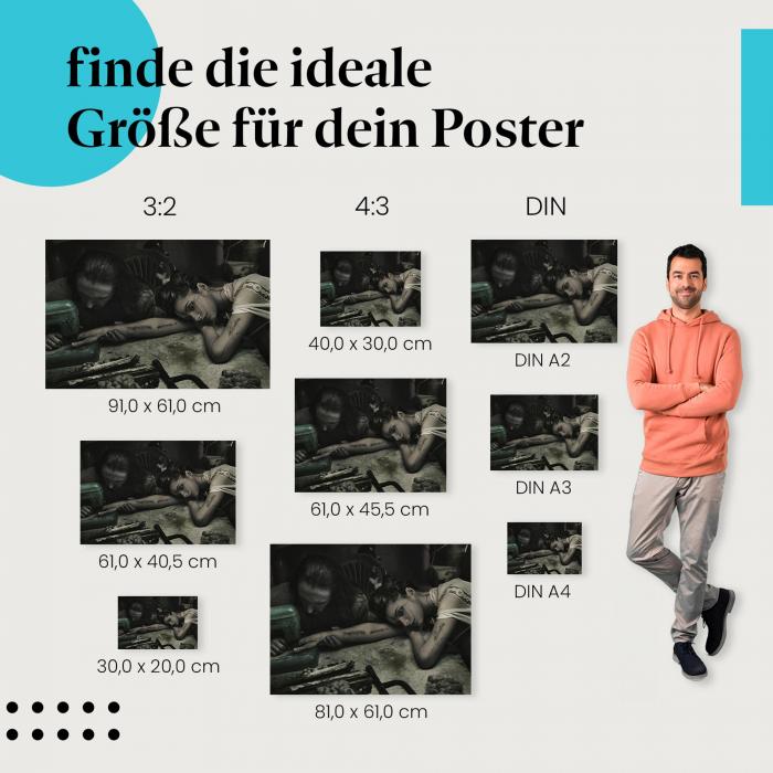 "Die Kreation des Lebens" Poster: Abstrakte Kunst!