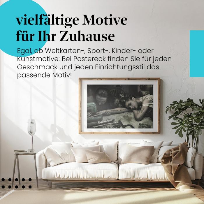 Leinwandbild "Die Kreation des Lebens". Wanddeko für alle, die Kunst und Philosophie lieben.