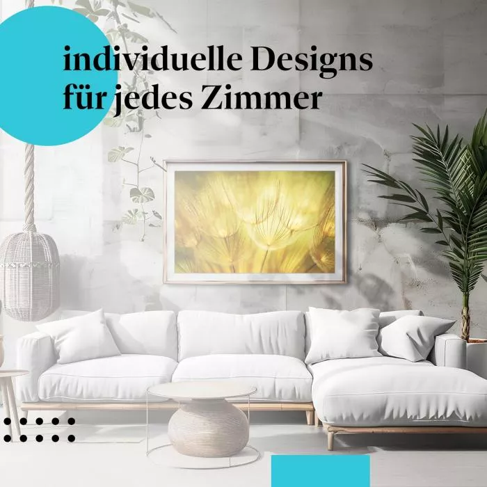 Goldener Zauber der Pusteblumen | Postereck 1078