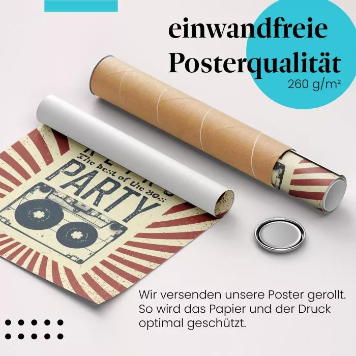 80er Jahre Party | Postereck 2453