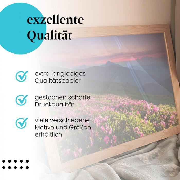 Preview: Blütenteppich: Berge | Postereck 1408