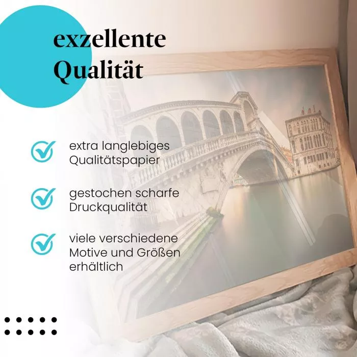 Rialtobrücke Venedig | Postereck 2636