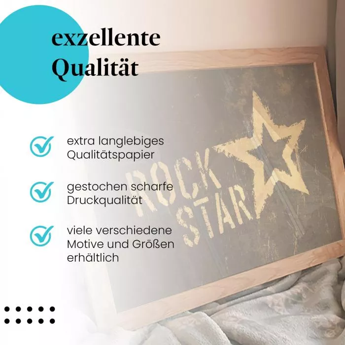 Rockstar: Schriftzug | Postereck 1822
