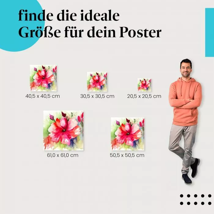 Rote Blume | Postereck 4032