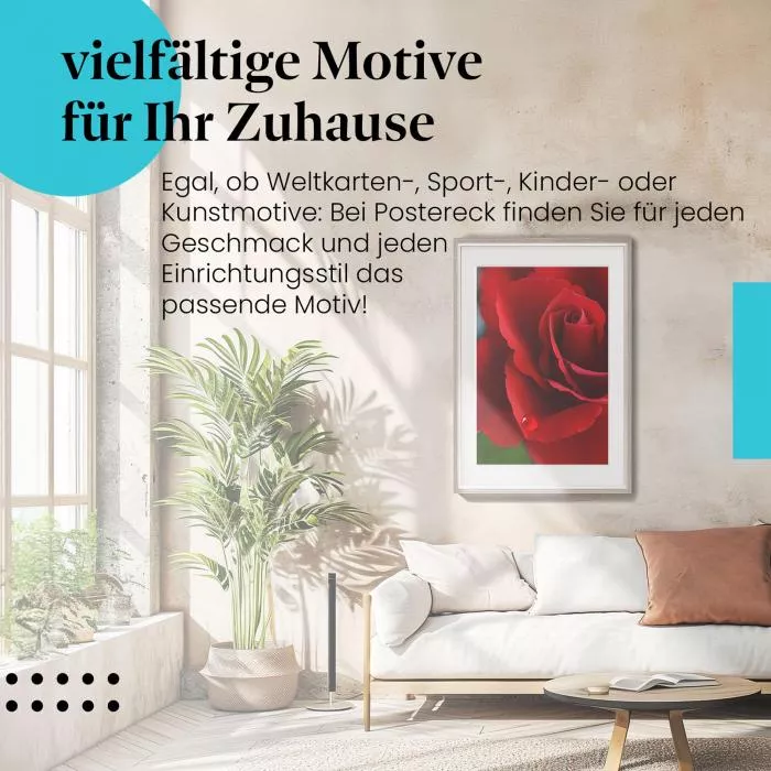 Rote Rose | Postereck 3416