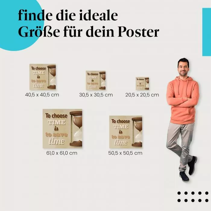 Wähle deine Zeit | Postereck 2252