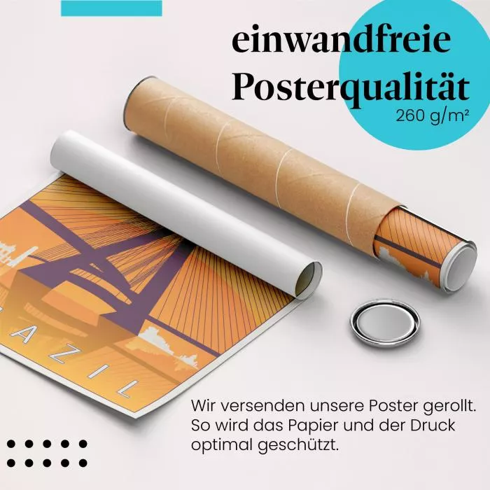 São Paulo: Reiseposter | Postereck 1844