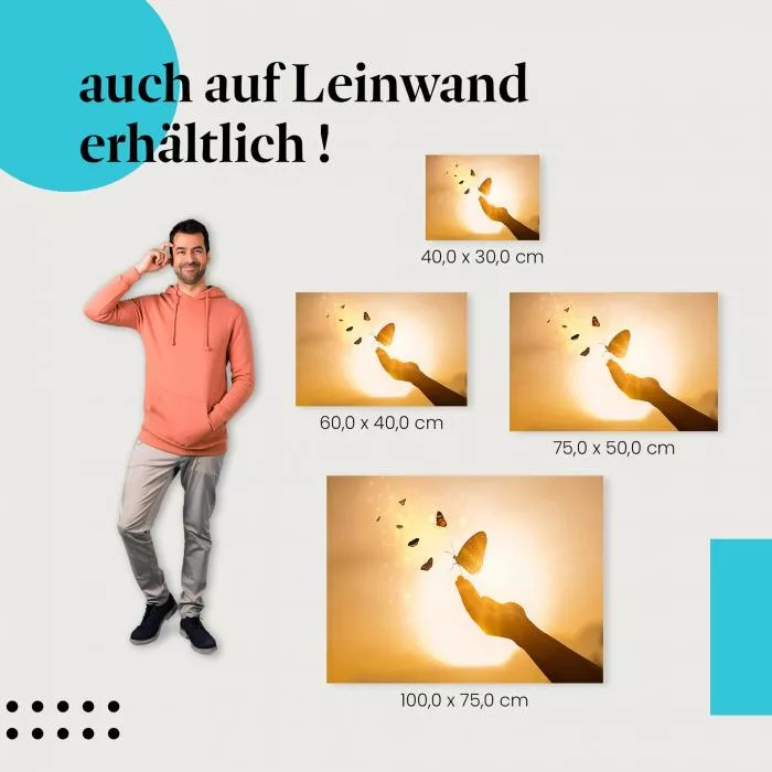 Freiheit im Sonnenuntergang | Postereck 3914